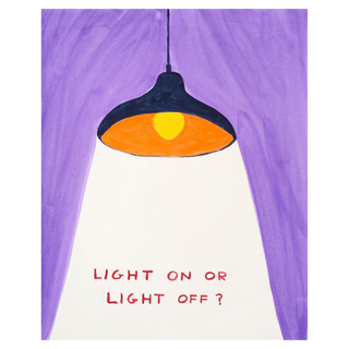 Lights On or Lights Off by David Shrigley, 2022 – Works on Paper artwork