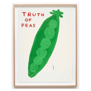 Untitled (Truth of Peas) by David Shrigley, 2022 – Works on Paper artwork