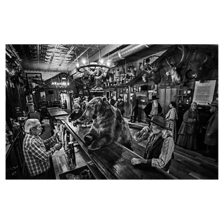A Bear Walks into a Bar by David Yarrow, 2016 – Photography artwork
