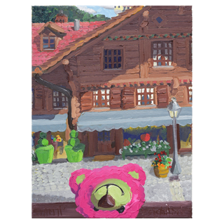Gstaad Studio View by Brent Estabrook, 2024 – Painting artwork