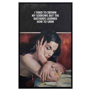 I Tried to Drown My Sorrows by The Connor Brothers, 2019 – Painting artwork