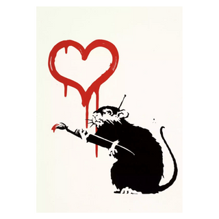 Love Rat by Banksy, 2004 – Prints artwork