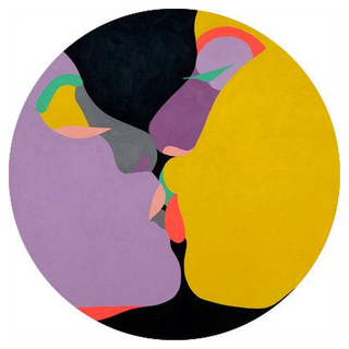 Shut Up And Kiss Me by Helen Beard, 2023 – Painting artwork