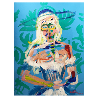 Lady in Hat by Bradley Theodore, 2017 – Works on Paper artwork