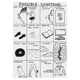 Untitled (Possible Symptoms) by David Shrigley, 2020 – Works on Paper artwork