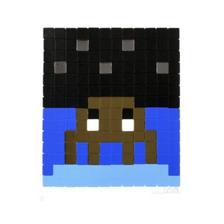 Space One (Gold) by Invader, 2013 – Prints artwork