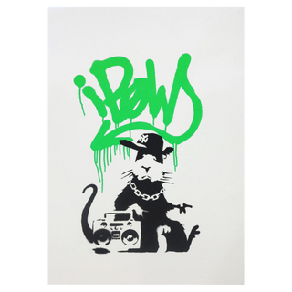 Gangsta Rat Green (Signed) by Banksy, 2005 – Prints artwork