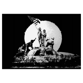 Silver Flag (Unsigned) by Banksy, 2008 – Prints artwork