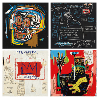 Head; Rinso; Per Capita; and Ernok (Portfolio of Four) by Jean-Michel Basquiat, 1983/2001 – Prints artwork