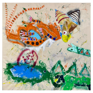8 Lives by Niall Campbell Strachan, 2025 – Painting artwork