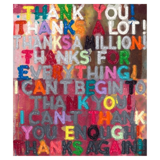 Thank You by Mel Bochner, 2018 – Prints artwork