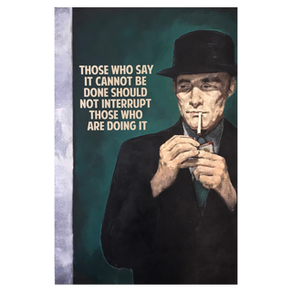 Those Who Say It Cannot Be Done by The Connor Brothers, 2018 – Painting artwork