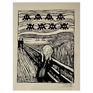 Invaded Scream by Invader, 2011 – Prints artwork