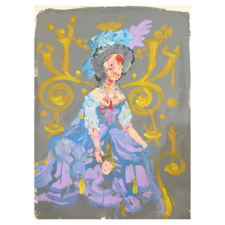 Marie Antionette Gold by Bradley Theodore, 2015 – Works on Paper artwork