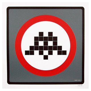 Warning Invader, 2011 – Prints artwork