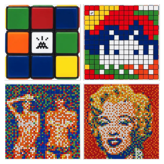 Rubikcubism (set of 4) by Invader, 2023 – Prints artwork
