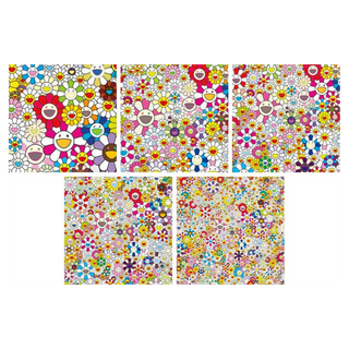 Flowers Blooming in This World and the Land of Nirvana (1 - 5) by Takashi Murakami, 2013 – Prints artwork