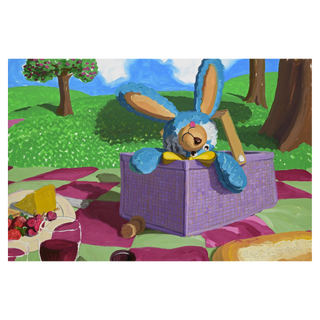 Picnic in the Park by Brent Estabrook, 2024 – Painting artwork