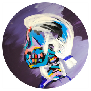 Karl Lagerfeld III by Bradley Theodore, 2016/17 – Painting artwork