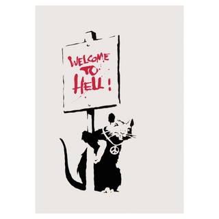 Welcome to Hell - Red (Unsigned) by Banksy, 2004 – Prints artwork