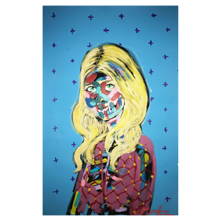 Purple Crosses by Bradley Theodore, 2017 – Works on Paper artwork