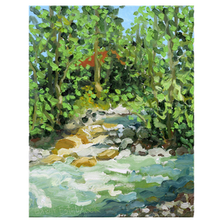 Turbachbach by Brent Estabrook, 2024 – Painting artwork
