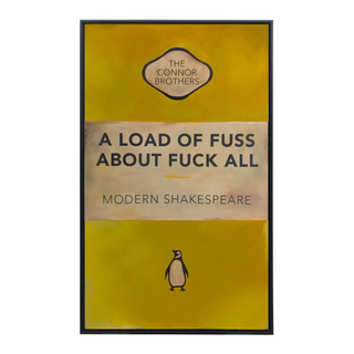 A Load Of Fuss About Fuck All - Yellow by The Connor Brothers, 2018 – Painting artwork