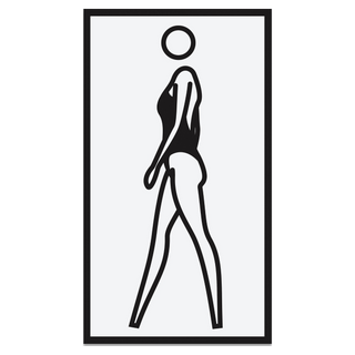 Monique Walking by Julian Opie, 2004 – Sculpture & Objects artwork
