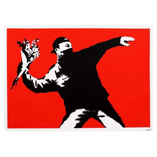 Love is in the Air (Signed) by Banksy, 2003 – Prints artwork