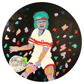 John McEnroe by Bradley Theodore, 2016 – Painting artwork