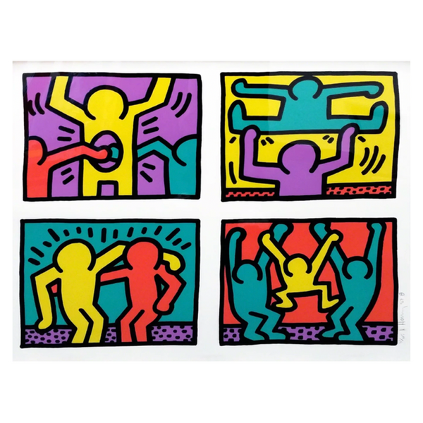 Pop Shop Quad I by Keith Haring (1987) | Contemporary Print