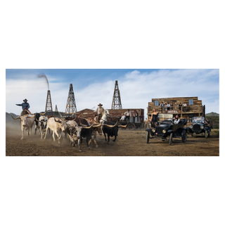 Cattle and Oil (Colour) by David Yarrow, 2025 – Photography artwork