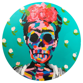 Frida in Flowers by Bradley Theodore, 2017 – Painting artwork