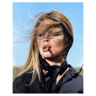Brigitte Bardot (Colourised) by Terry O'Neill, 1971 - printed 2021 – Photography artwork