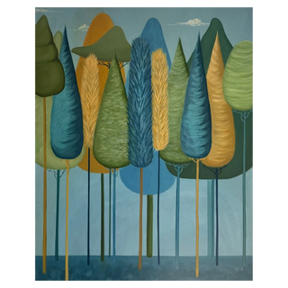 Mid-century Woods by Mina Alikhani, 2026 – Painting artwork