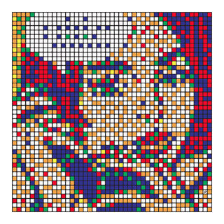 Invader, Oh... Alright, 2011 contemporary Print by the French Artist.