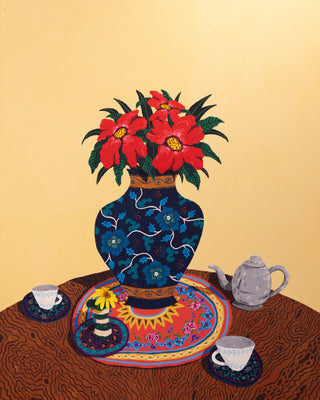 Cooper, Afternoon Tea, 2024 contemporary Painting by the American Artist.