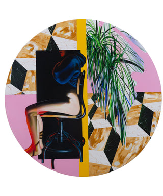 Nevena Prijic, Life, 1984 contemporary Painting by the Serbian Artist.