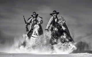 David Yarrow, The Snow Patrol, 2021 contemporary Print by the British Artist.