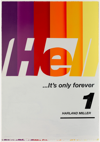 Harland Miller, Hell... It's Only Forever 1, 2020 contemporary Print by the British Artist.