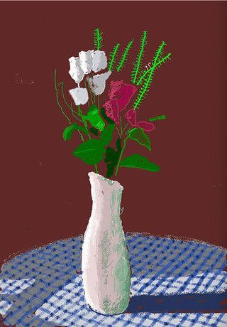 David Hockney, 30th January 2021, The First One, 2021 contemporary Print by the British Artist.