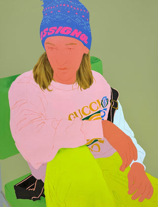 Moritz Moll, Gucci, 2023 contemporary Painting by the German Artist.