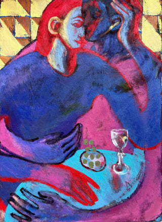 Miriam Dema, Vermut, 2025 contemporary Painting by the Spanish Artist.