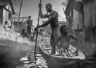 David Yarrow, A Ship Called Dignity, 2017 contemporary Print by the British Artist.