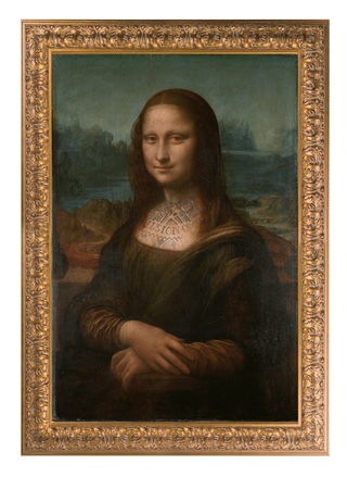 The Connor Brothers, Mona Lisa, 2022 contemporary Painting by the British Artist.