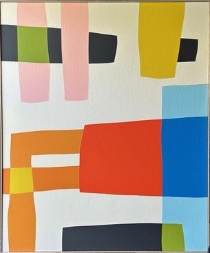 François Bonnel, All Eyes on Me, 2025 contemporary Painting by the French Artist.
