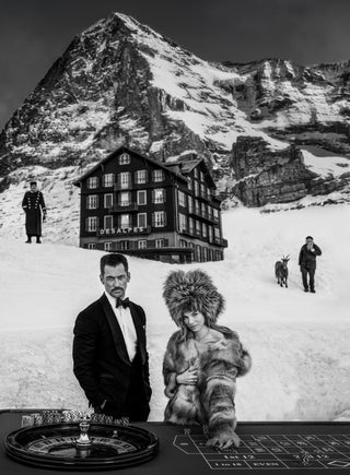 David Yarrow, The Eiger, 2025 contemporary Print by the British Artist.