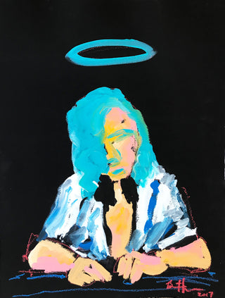 Bradley Theodore, DJ, 2017 contemporary Print by the Caribbean Artist.