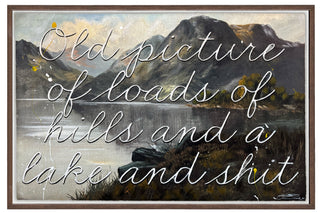 The Connor Brothers, A Lake And Shit, 2026 contemporary Print by the British Artist.