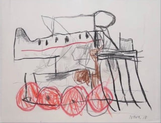 Robert Nava, Untitled, 2021 contemporary Works on Paper by the American Artist.